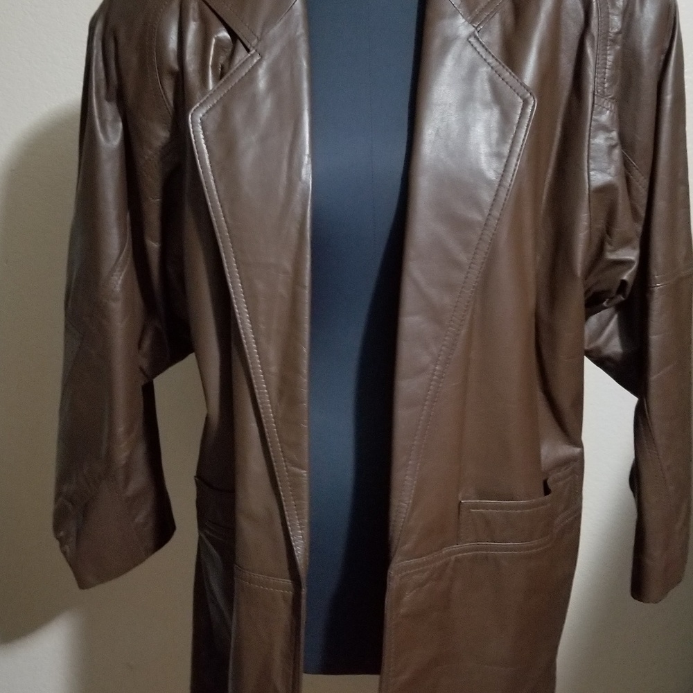 Leather Jacket Brown